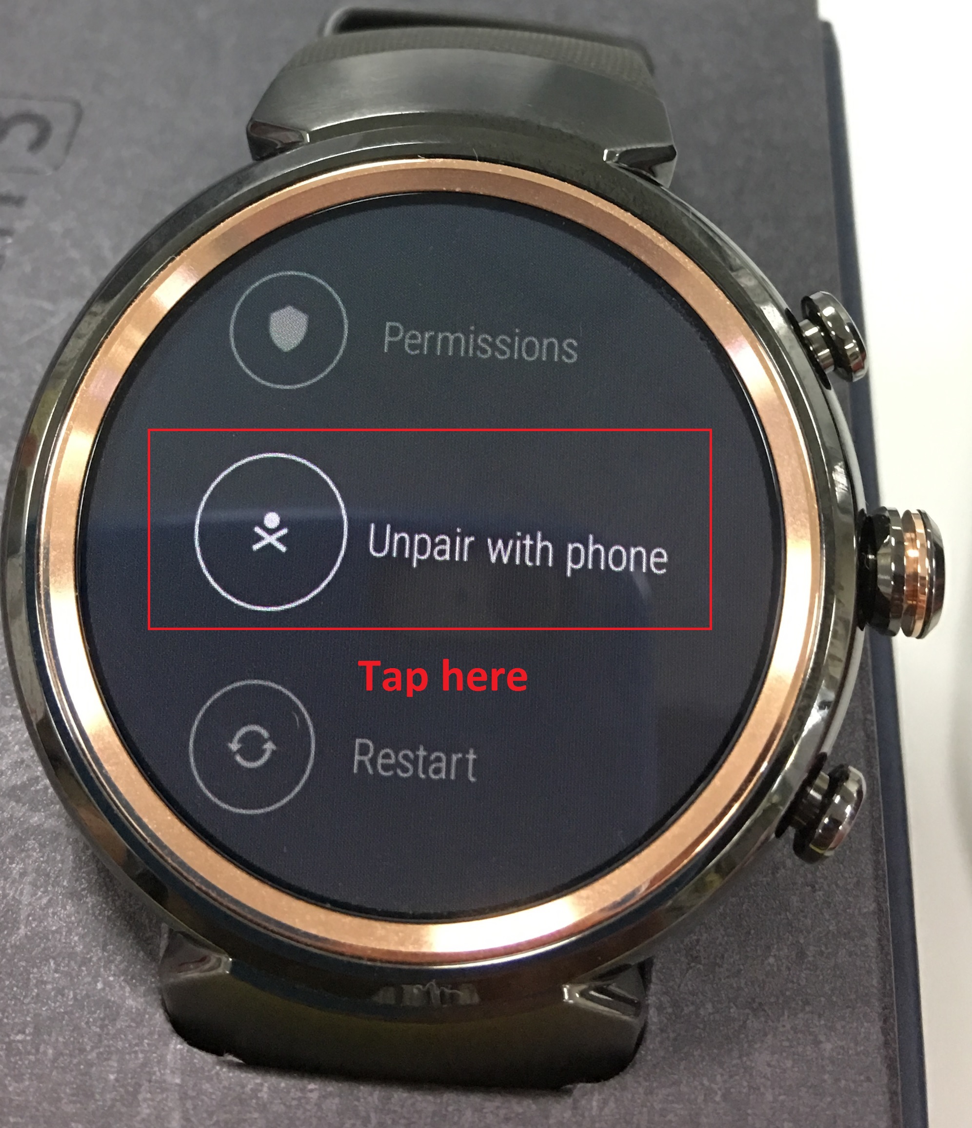asus zenwatch 2 ios