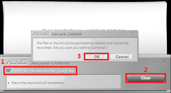 Asus secure delete что это