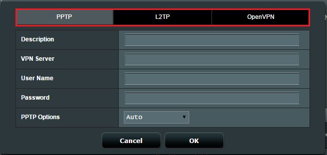 Vpn How To Set Up Vpn Client In Asus Router Web Gui