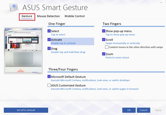 asus smart gesture windows 10 64 bit download