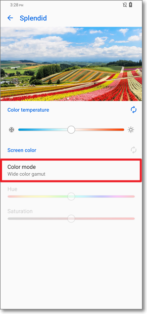 [Phone] How to adjust the screen display color to meet user preference ...