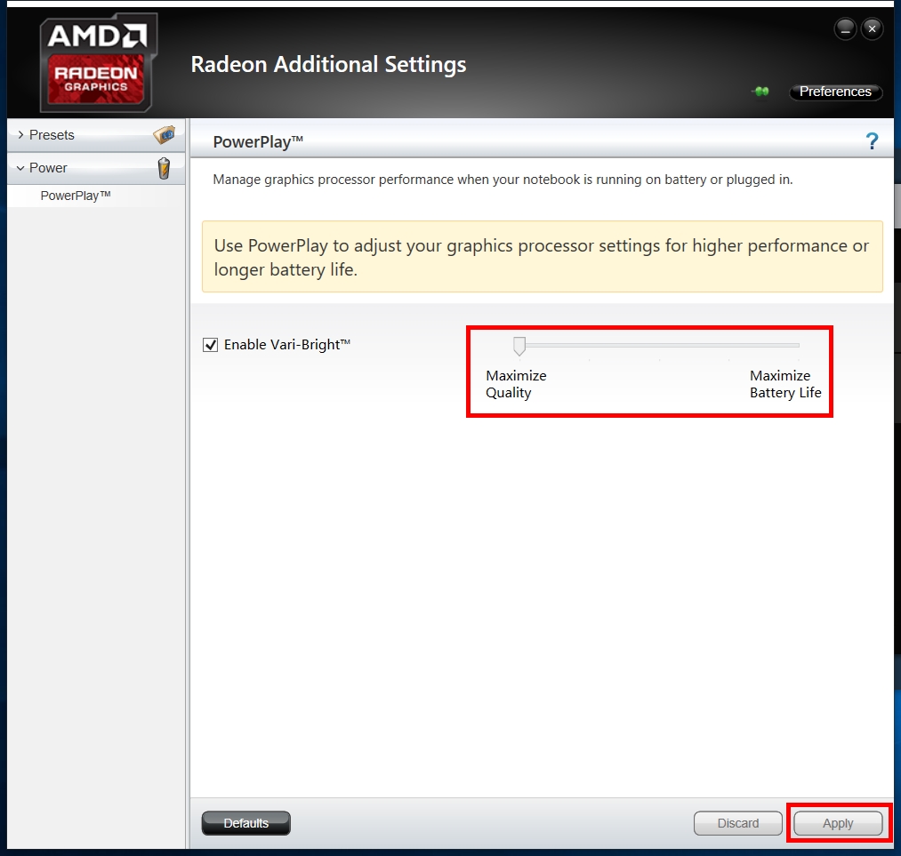 Radeon best sale 3d settings