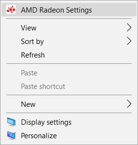 Radeon settings windows 10 hot sale