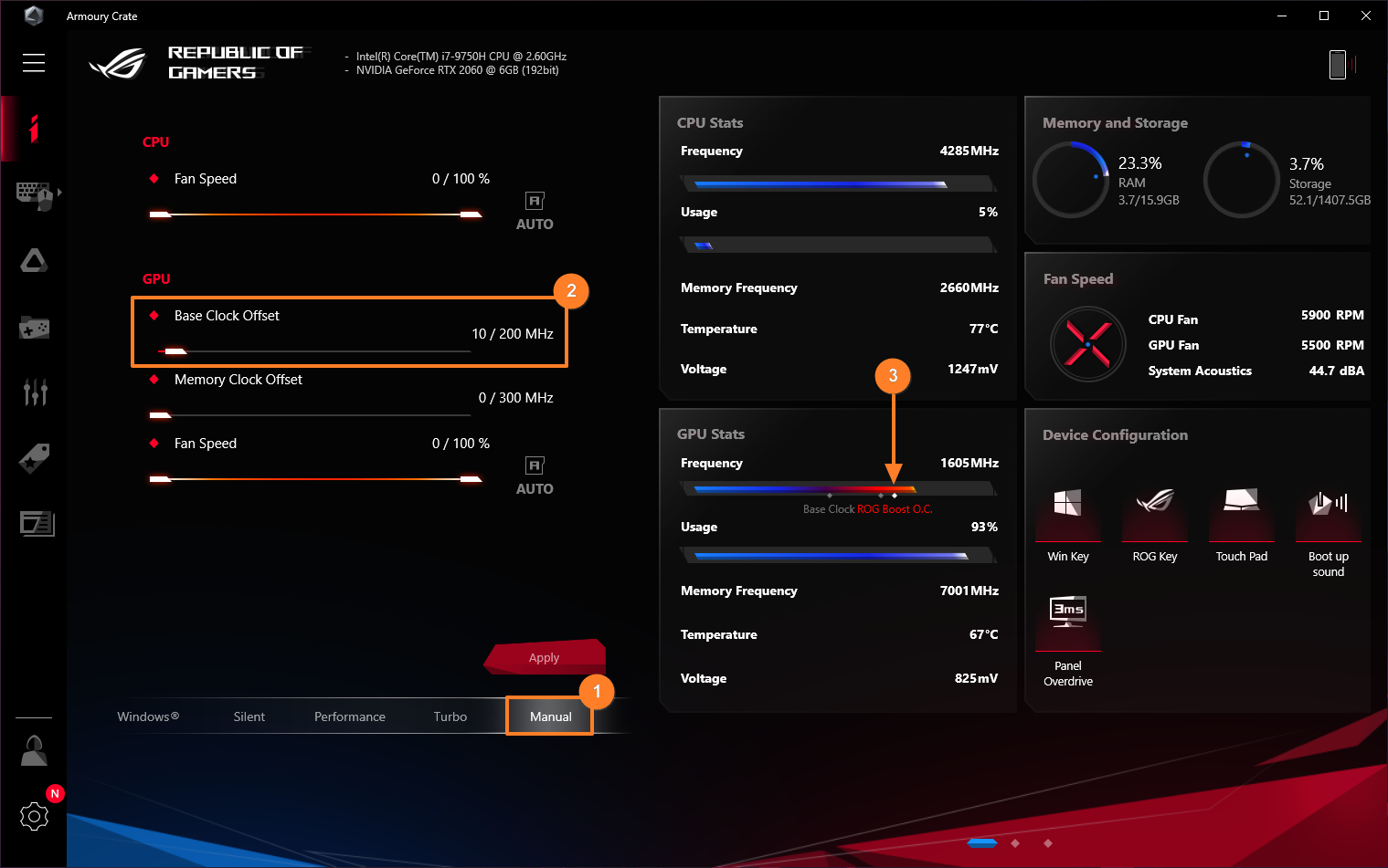 Игровой ноутбук] Технология разгона графического процессора ROG BOOST  (O.C.) | Официальная служба поддержки | ASUS России