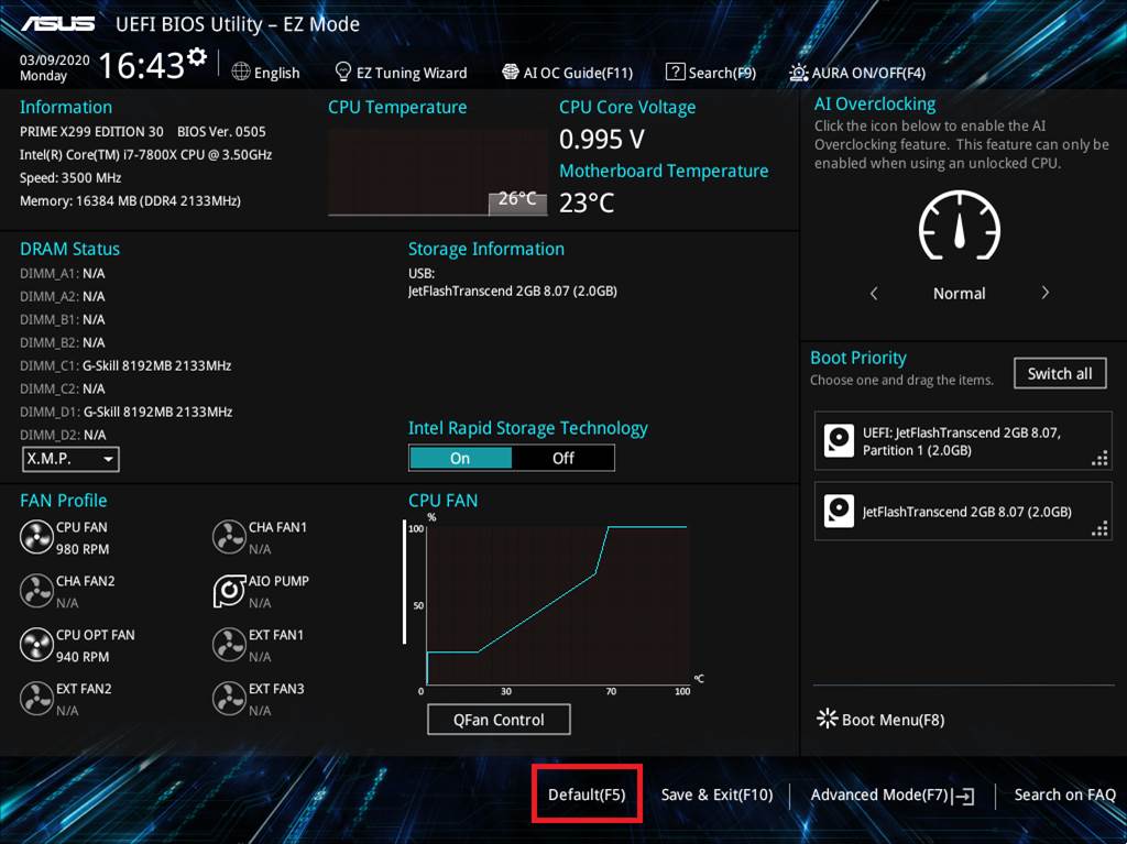 Motherboard] Troubleshooting - When WARNING! BIOS Recovery mode