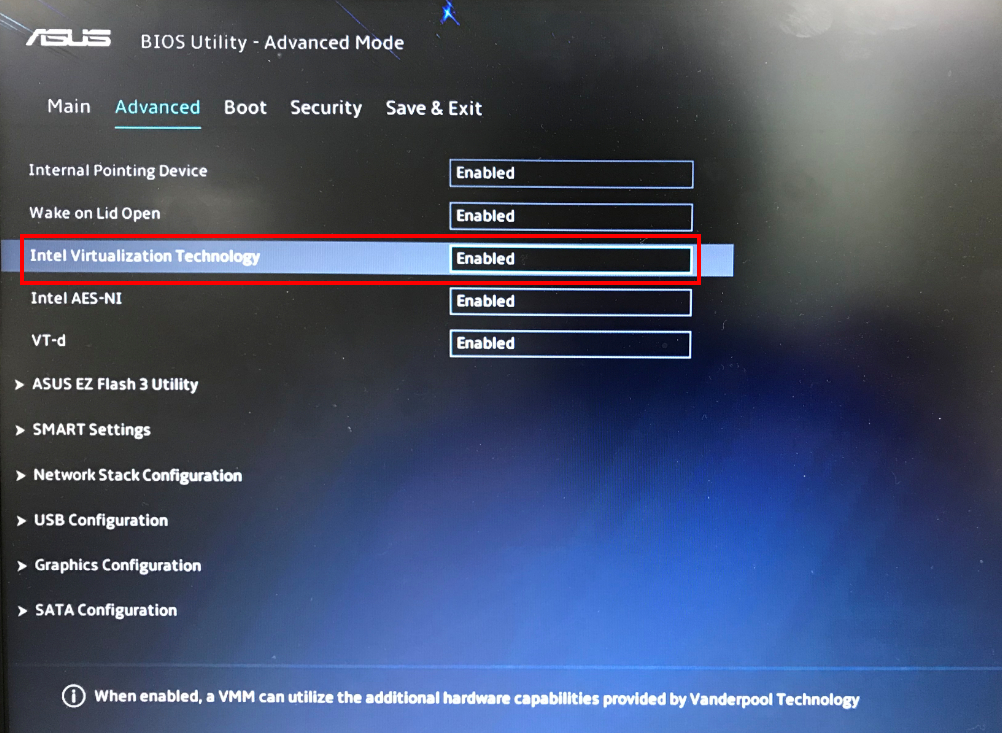 Motherboard] How to enable Intel(VMX) Virtualization Technology in