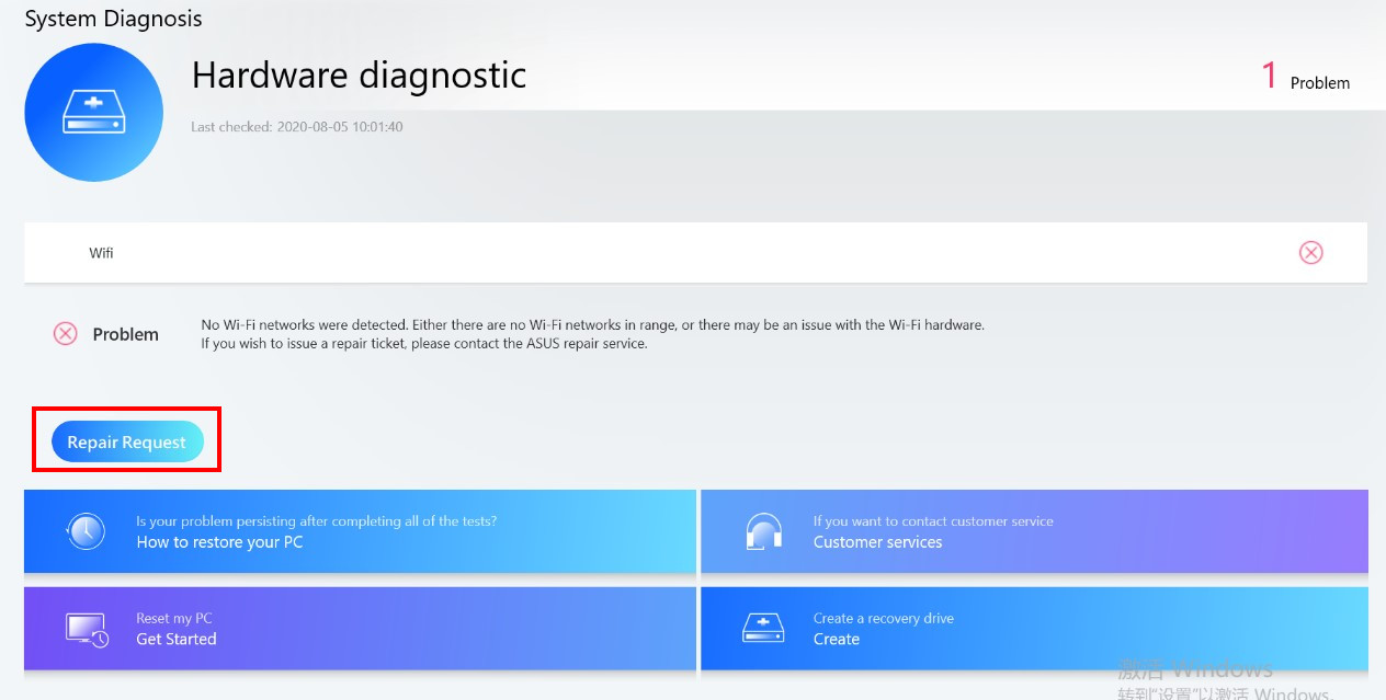 Hardware diagnostic