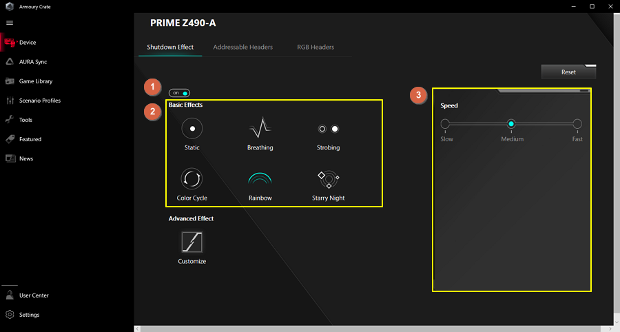 asus armoury crate motherboard