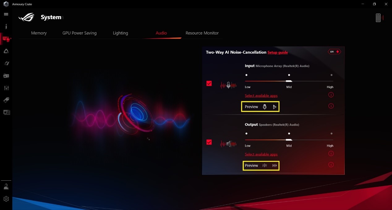 asus ai noise-cancelling software download