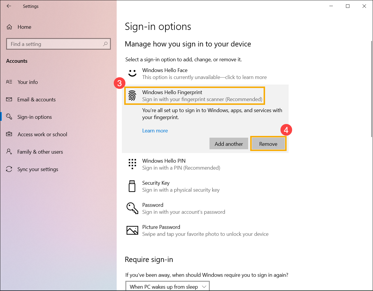 How to use Windows Hello fingerprint on Windows 11.