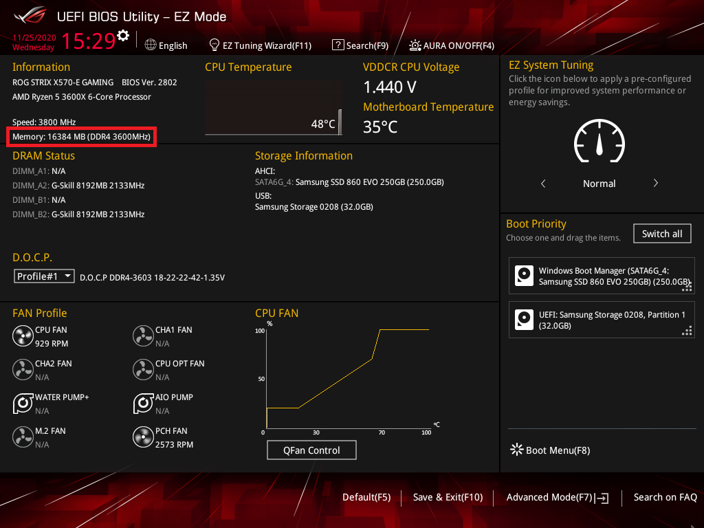  BIOS XMP DOCP AsusSmart