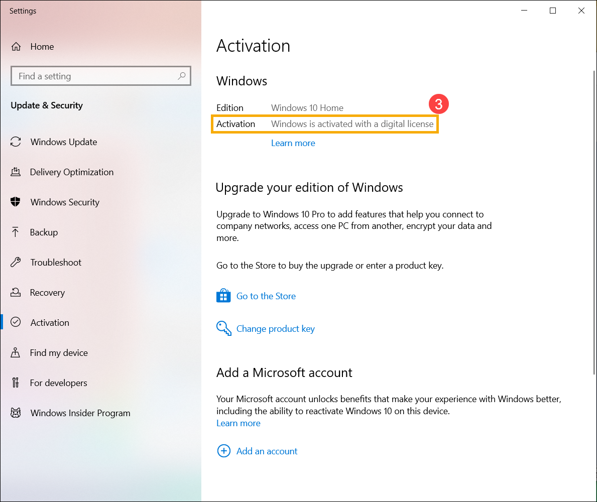 Licence d'activation Windows 10 pro / 11 pro