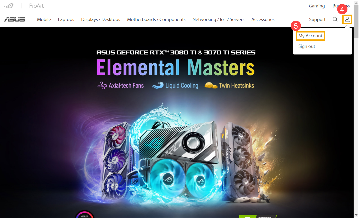 How to register my ASUS product Official Support ASUS Global