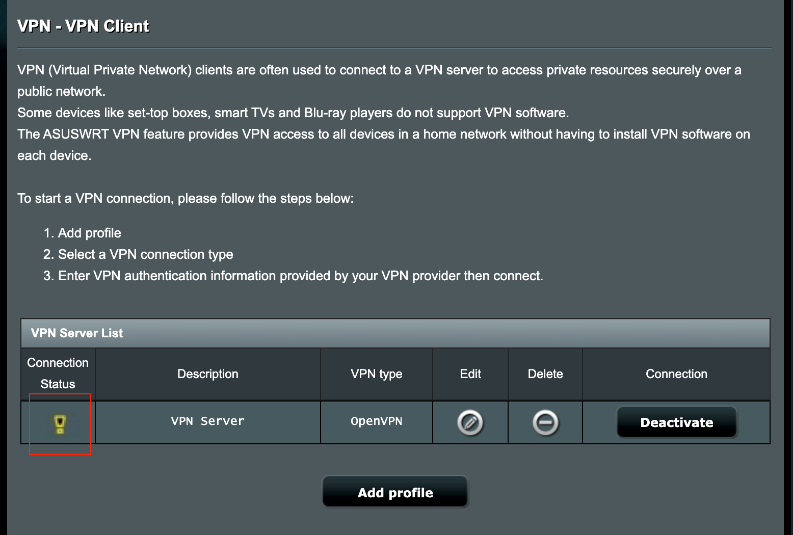 VPN] Comment configurer le client VPN dans le routeur ASUS