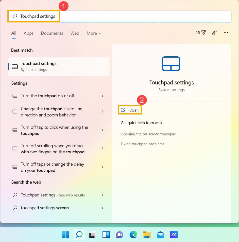 Ouvrir le pavé tactile à l'écran - Support Microsoft