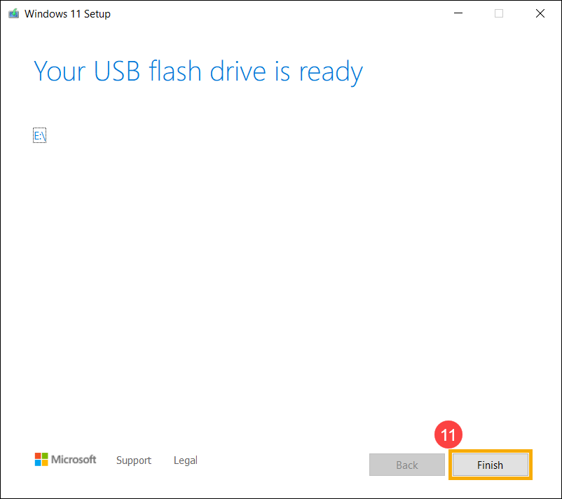 Windows 11 Media Creation Tool: Create a setup USB stick or ISO file