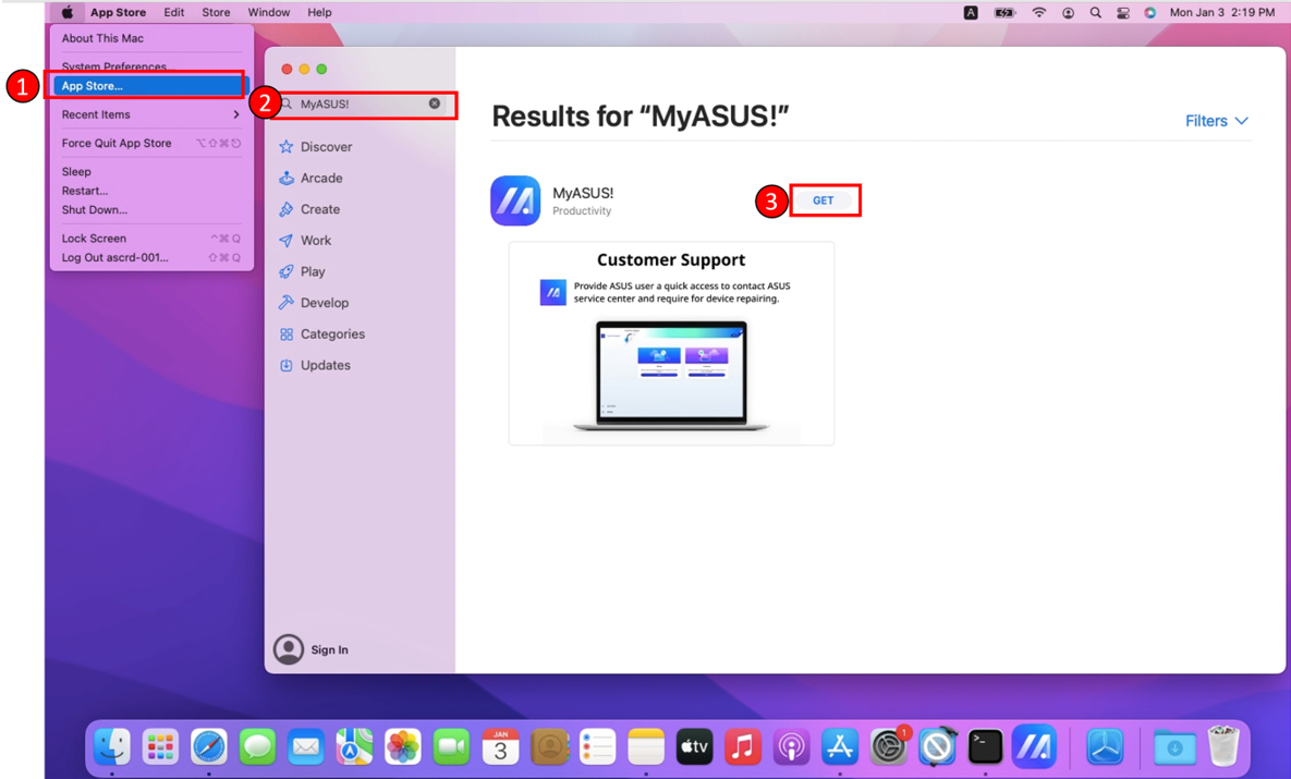 Notebook] How to install and use MyASUS on MacBook?, Official Support