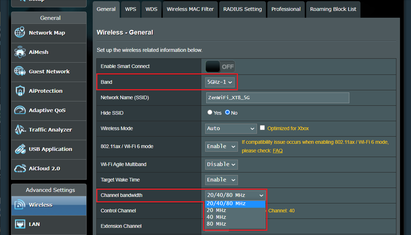 Routing channels. Серийный номер роутера асус. Как на роутере ASUS включить 5 ГГЦ.