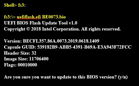 Update to this BIOS version